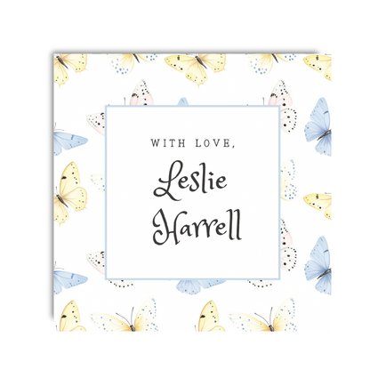 Pastel Butterfly Gift Tags