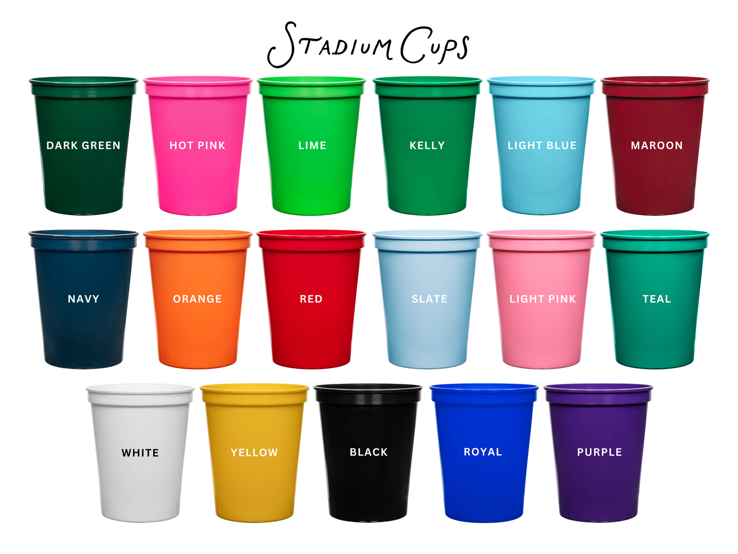Classic Duogram Stadium Cups