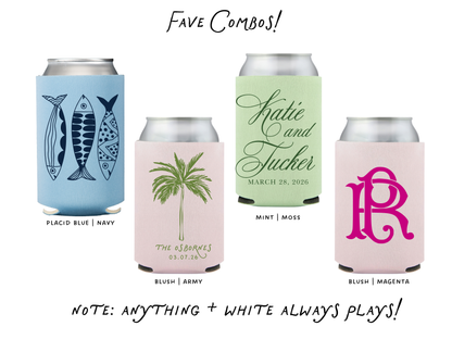 Swan Foam Coozies