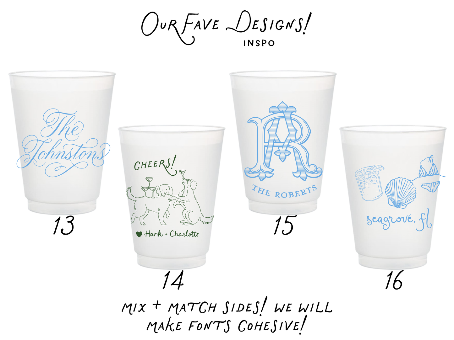 Design Your Own Frosted Cups!
