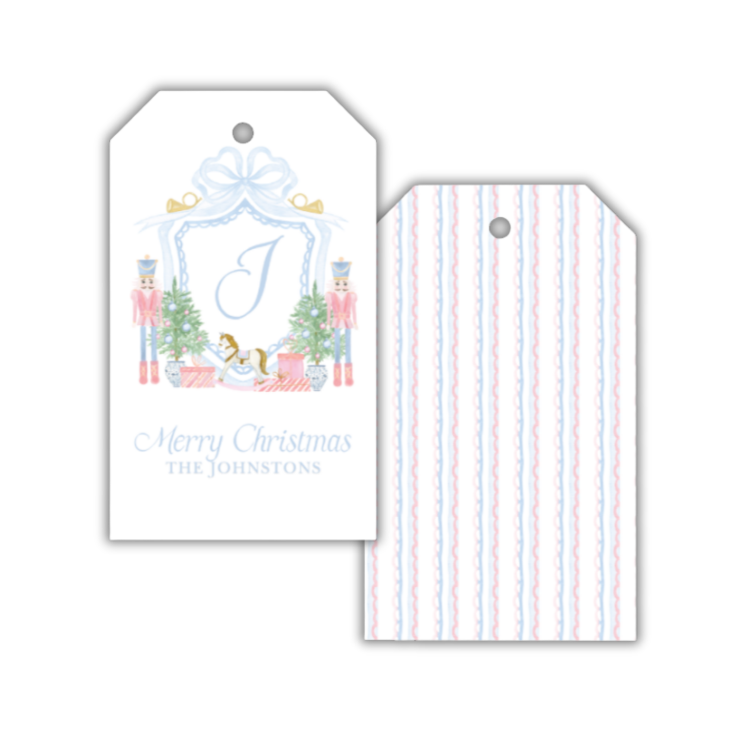 Nutcracker Crest Classic Gift Tag