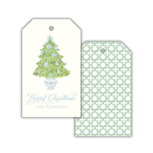 Chinoiserie Tree Classic Gift Tag