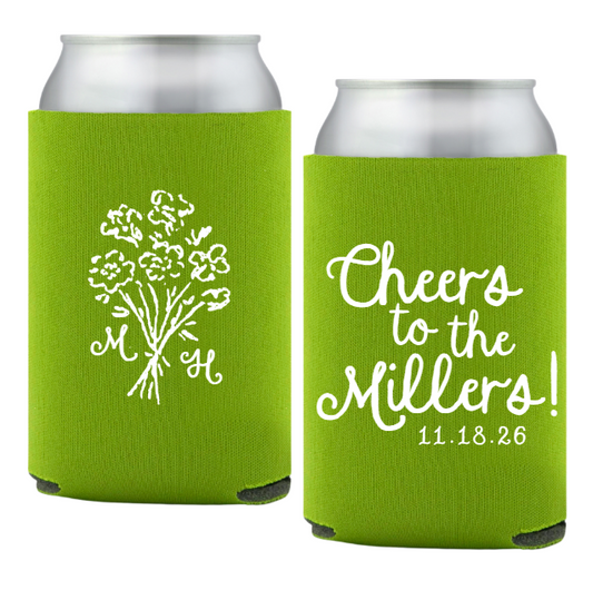 Whimsical Bouquet Standard Coozies