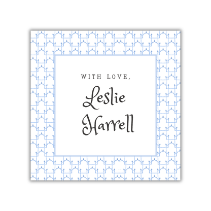 Blue Patterned Gift Tags