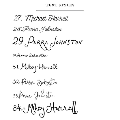Personalized Rectangle Stationery