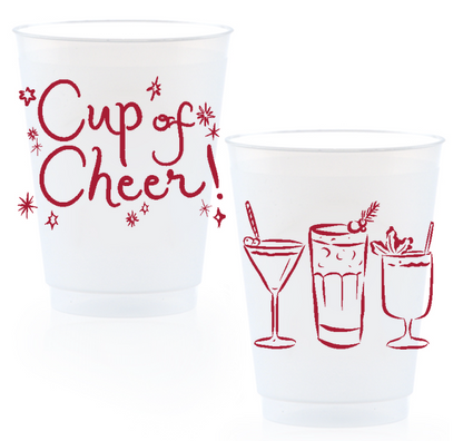 Cup of Cheer Frosted Cups