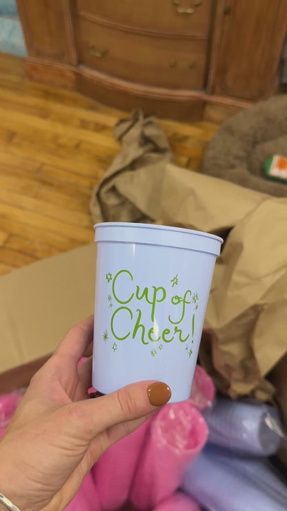 Cup of Cheer Powder Blue Stadium Cup