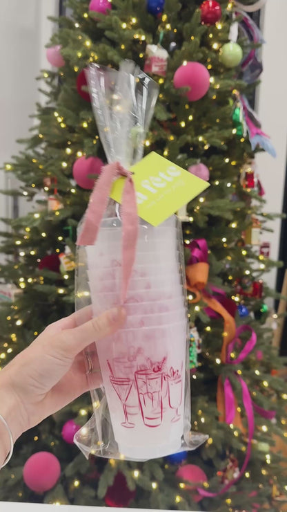 Cup of Cheer Frosted Cups