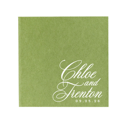 Classic Name Cocktail Napkins