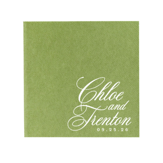 Classic Name Cocktail Napkins