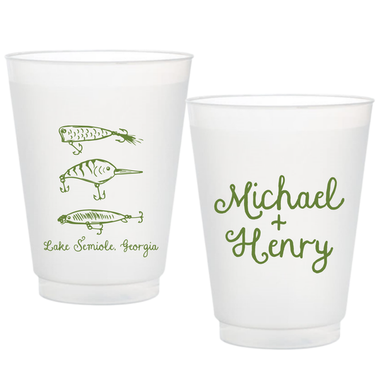 Fishing Lure Frosted Cups