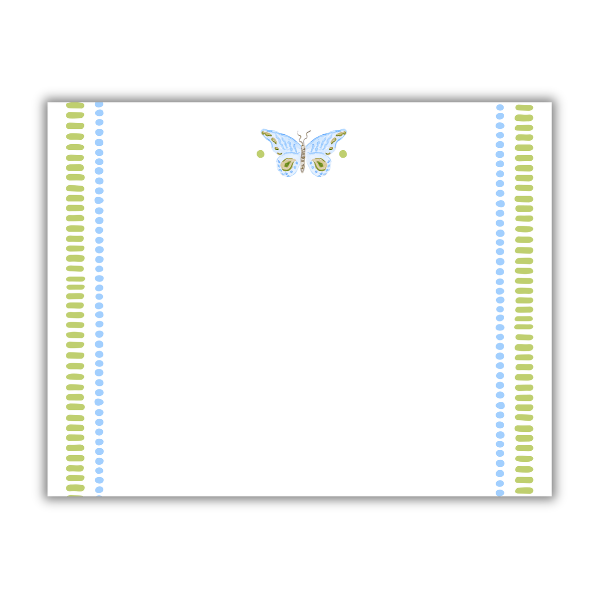 Watercolor Butterfly Flat Notecards