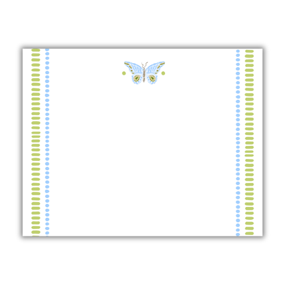 Watercolor Butterfly Flat Notecards