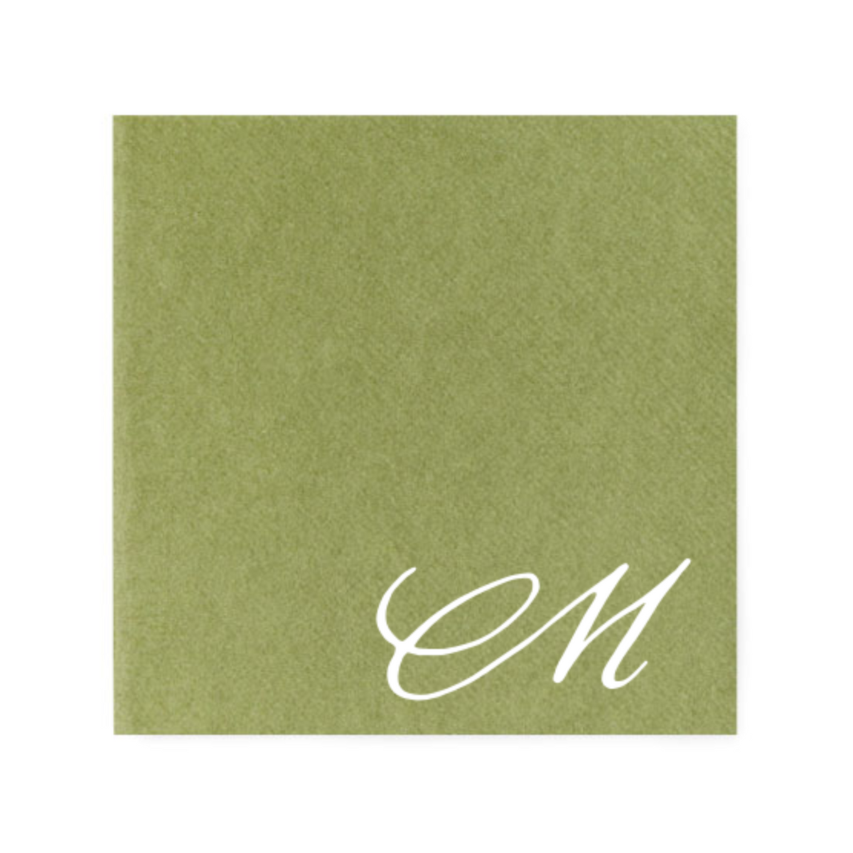 Classic Initial Linen-Like Napkins