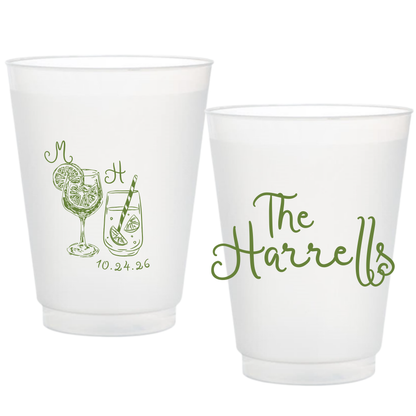 His + Hers Frosted Cups