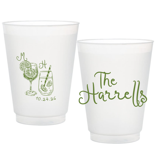 His + Hers Frosted Cups
