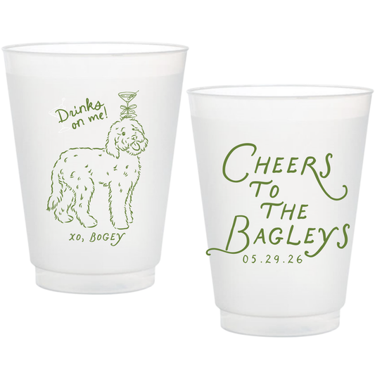 Drinks on the Pet! Frosted Cups