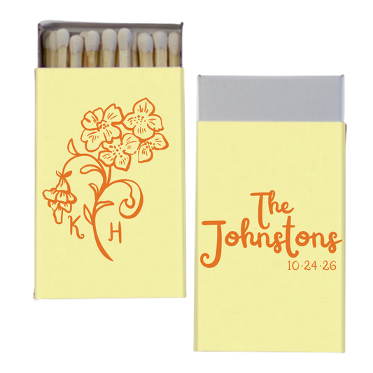 Whimsical Flower Matchboxes