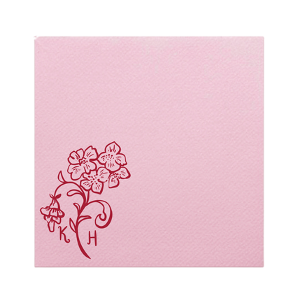 Whimsical Flower Cocktail Napkins