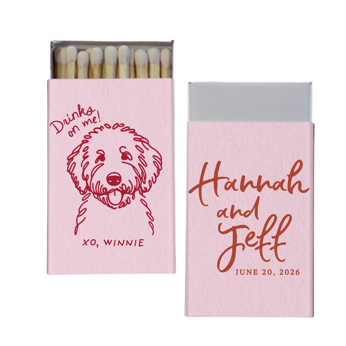 Funky Pet Outline Matchboxes