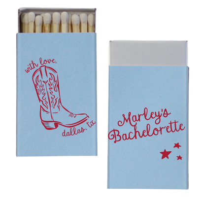 With Love Boot Matchboxes