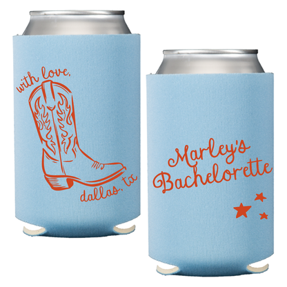 With Love, Boot Foam Coozies