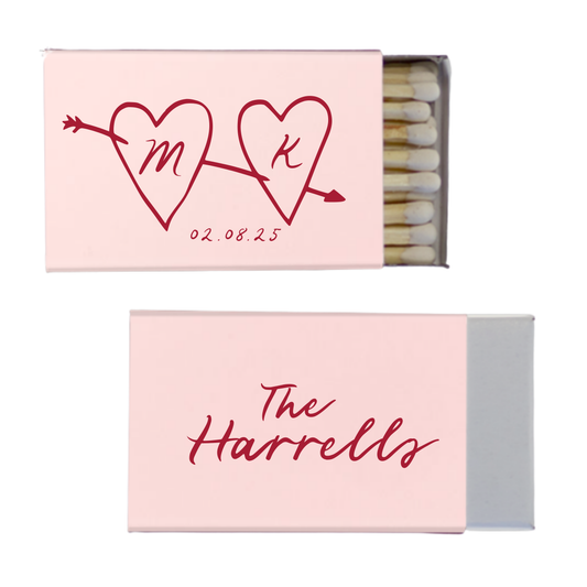 Heart + Arrow Matchboxes
