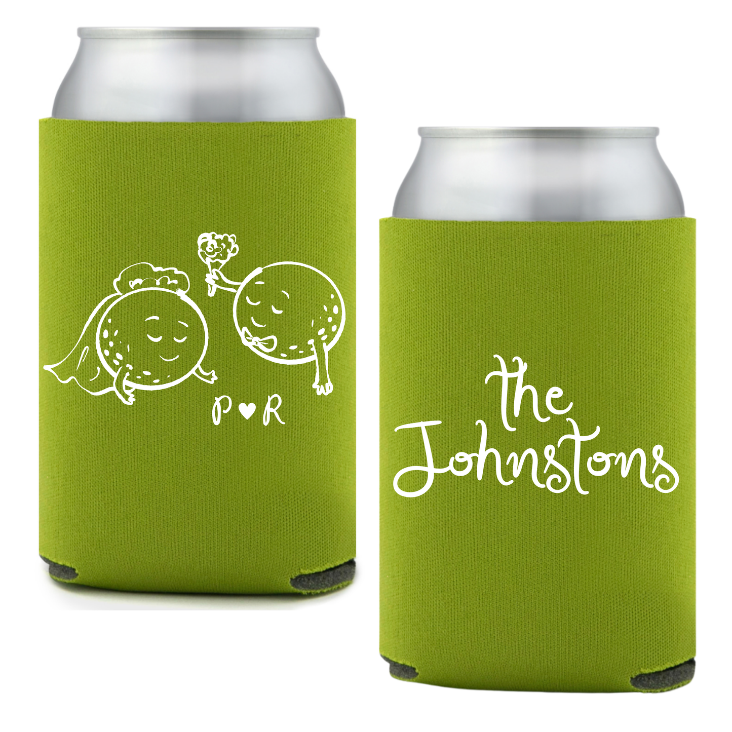 Golf Couple Standard Coozies