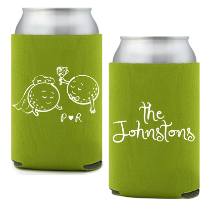 Golf Couple Standard Coozies