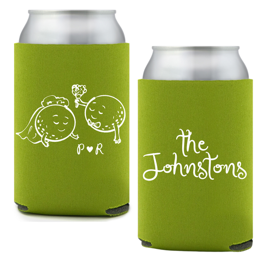 Golf Couple Standard Coozies