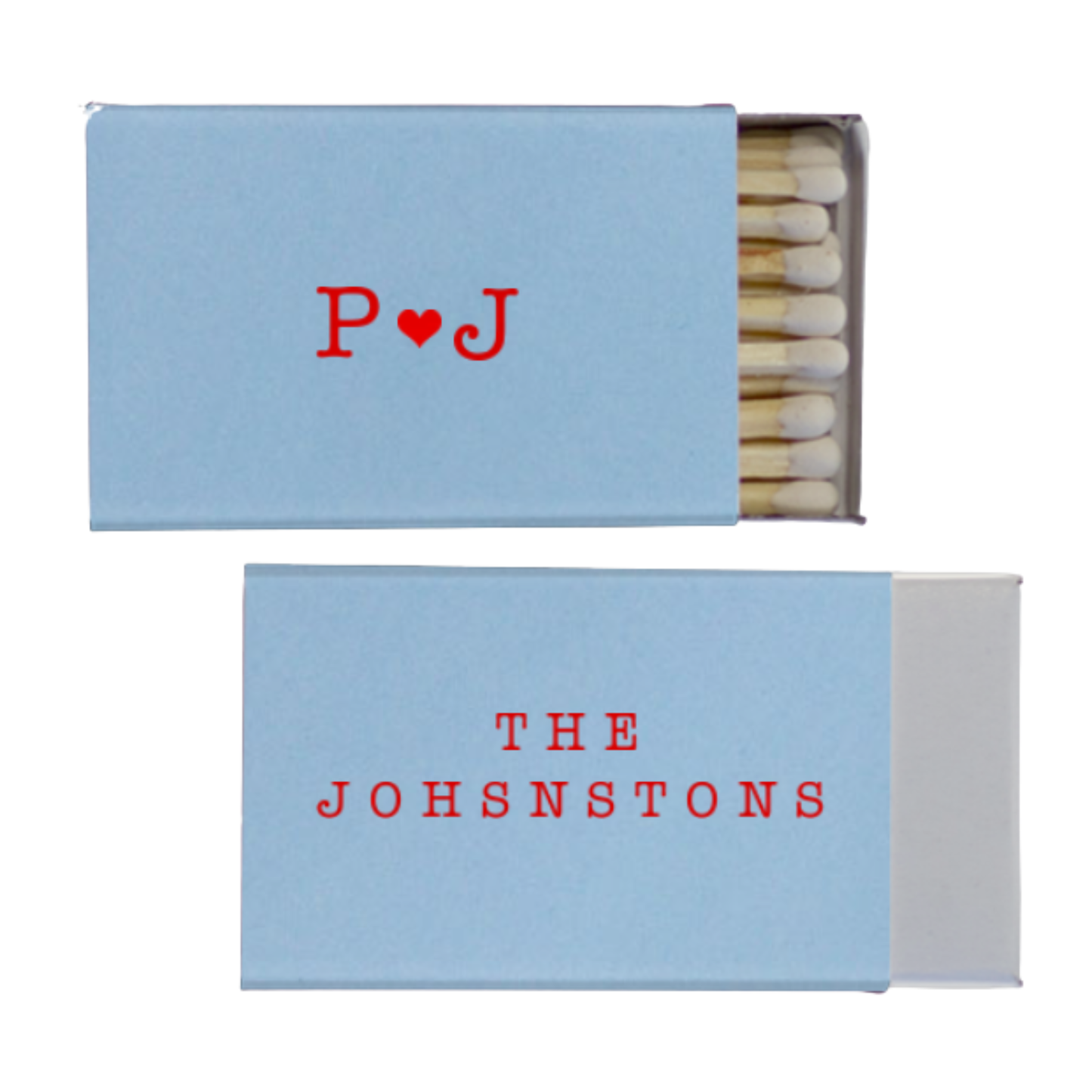 Classic Heart Matchboxes
