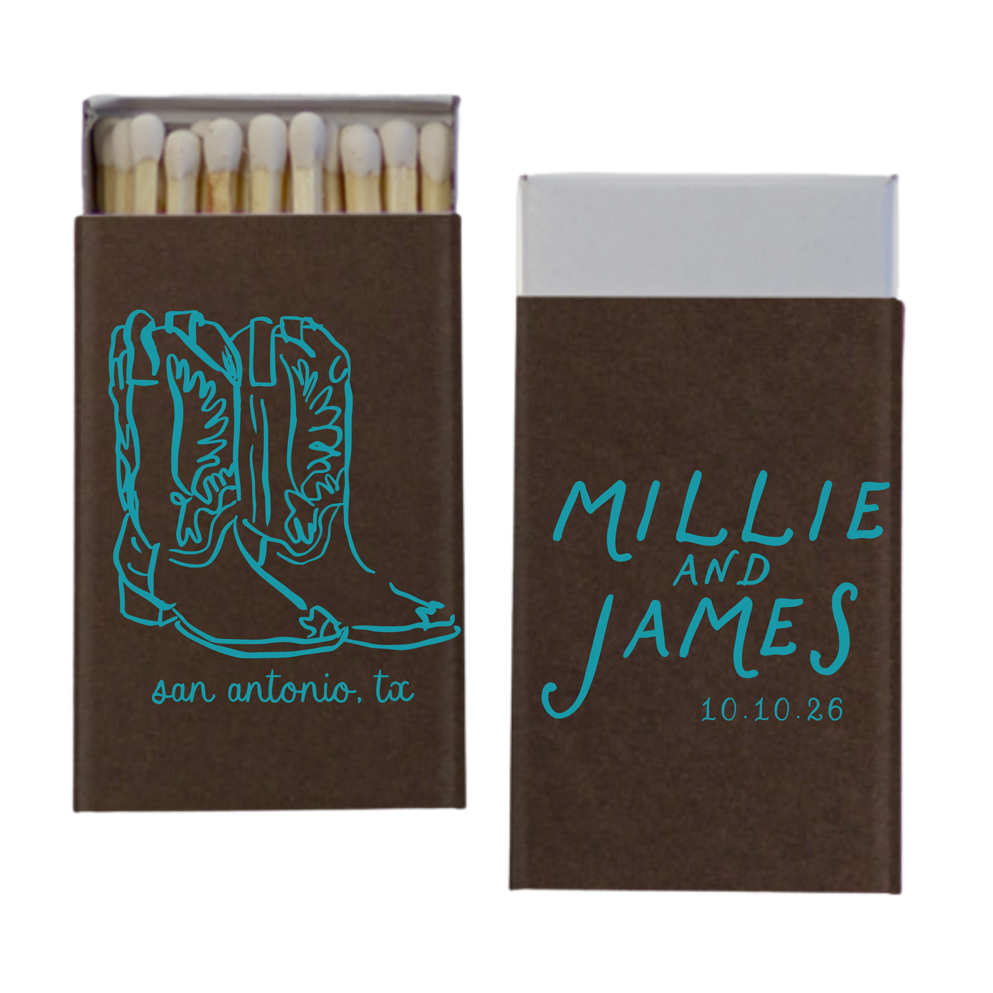 Cowboy Boot Matchboxes