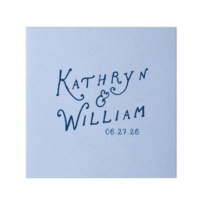 Handwritten Cocktail Napkins