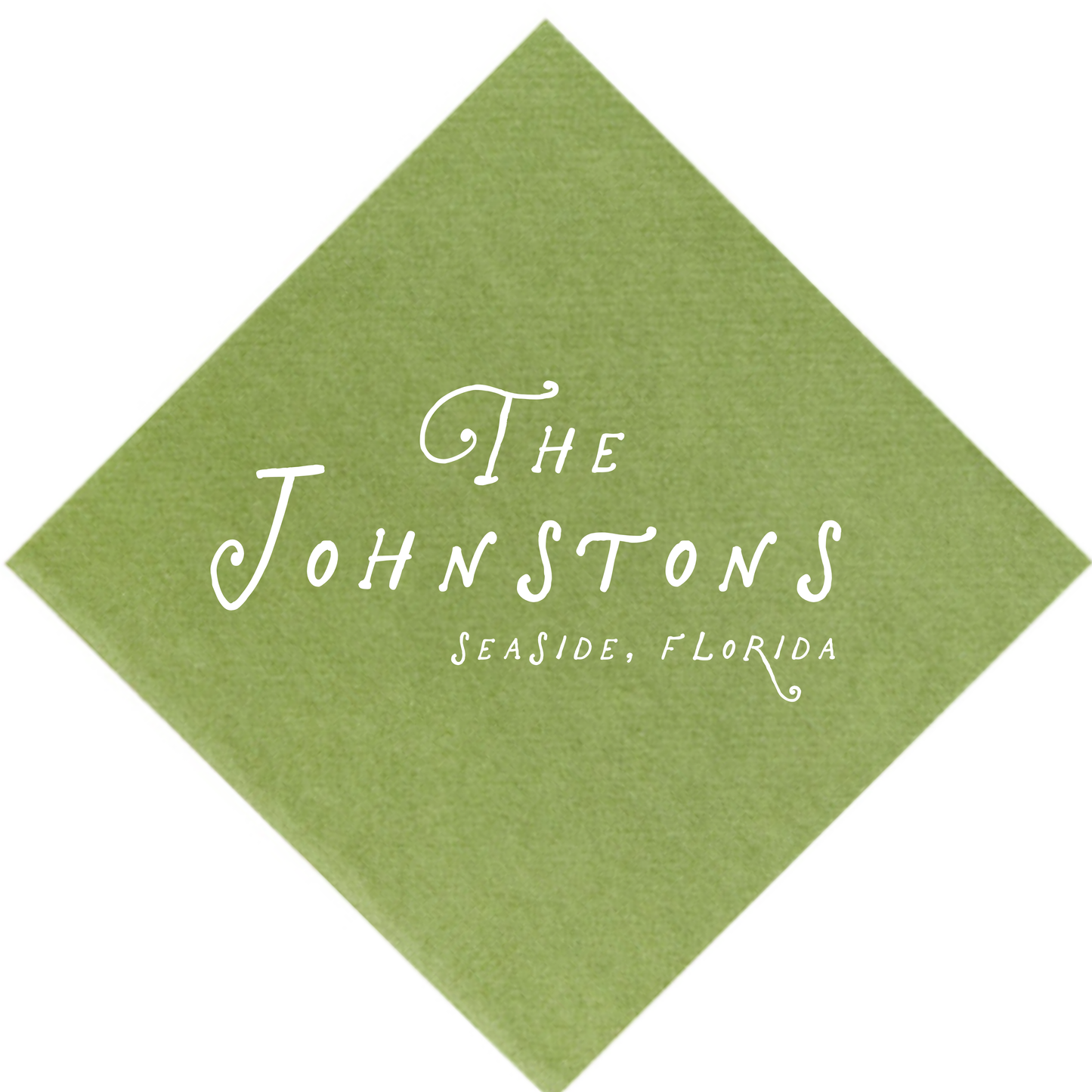 Handwritten Cocktail Napkins