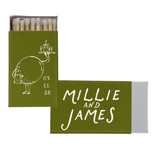 Golf Waiter Matchboxes