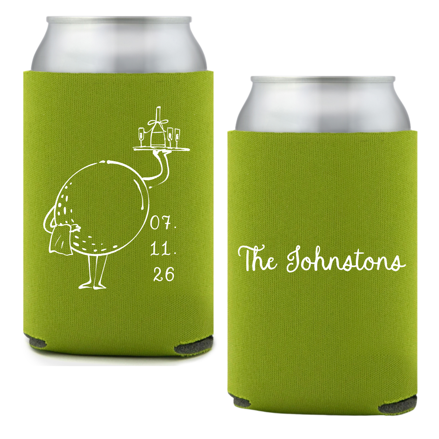 Golf Waiter Standard Foam Coozies