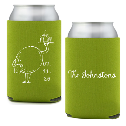 Golf Waiter Standard Foam Coozies