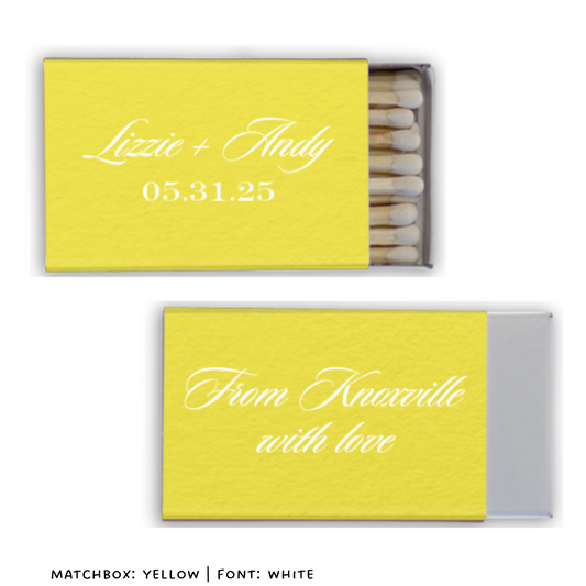 With Love Wedding Matches