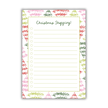 Christmas Shopping Notepad
