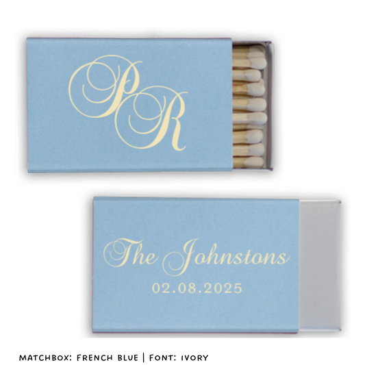 Fancy Initial Wedding Matches