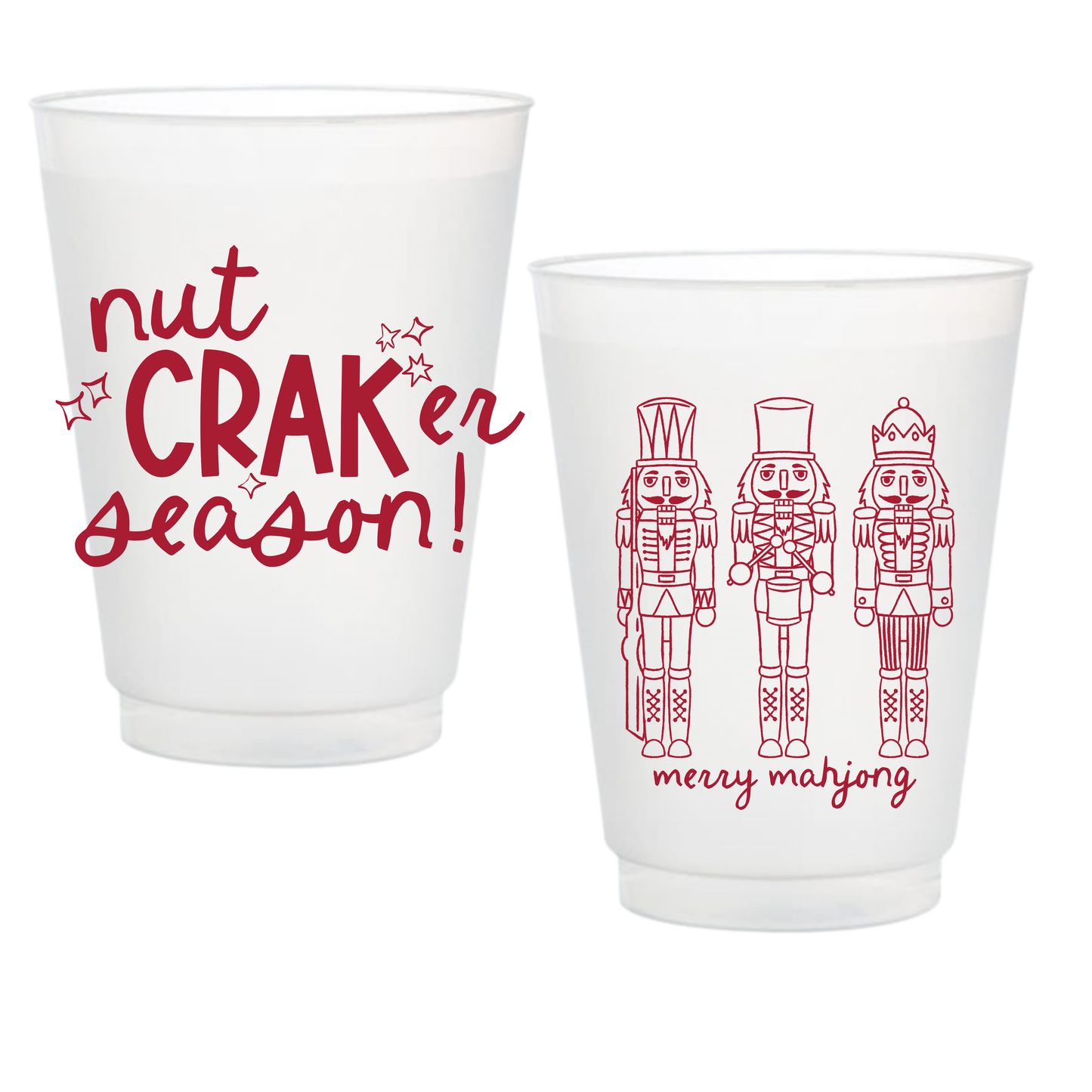 Nut CRAK er Season Frosted Cups
