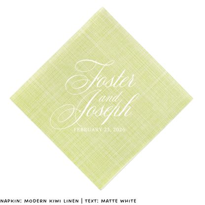 Fancy First Names Cocktail Napkins