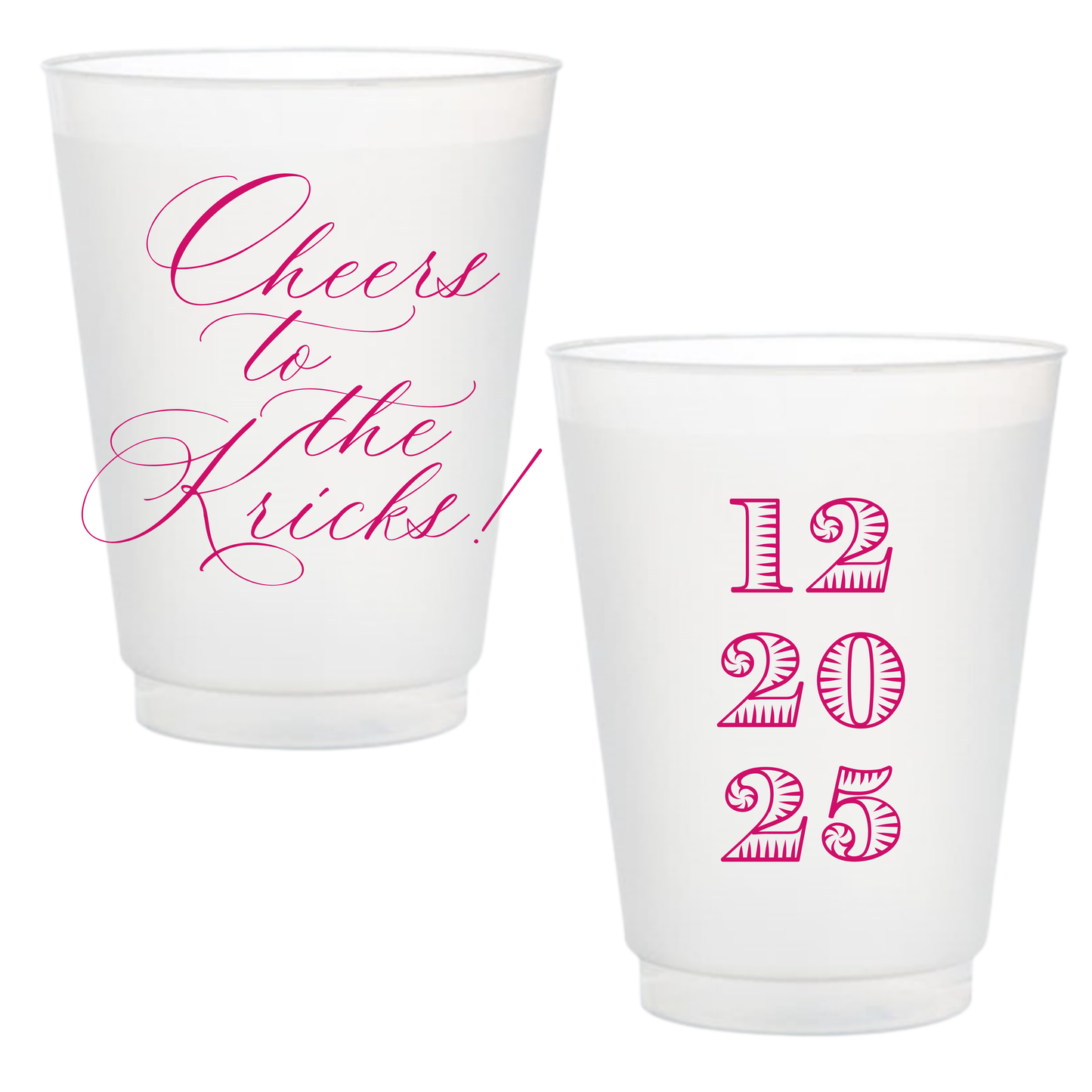 Cheers! Frosted Cups