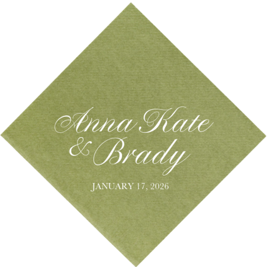 Classic Names Cocktail Napkins