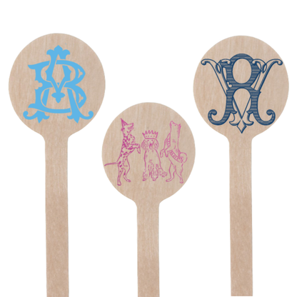 Single Color Wooden Stir Sticks