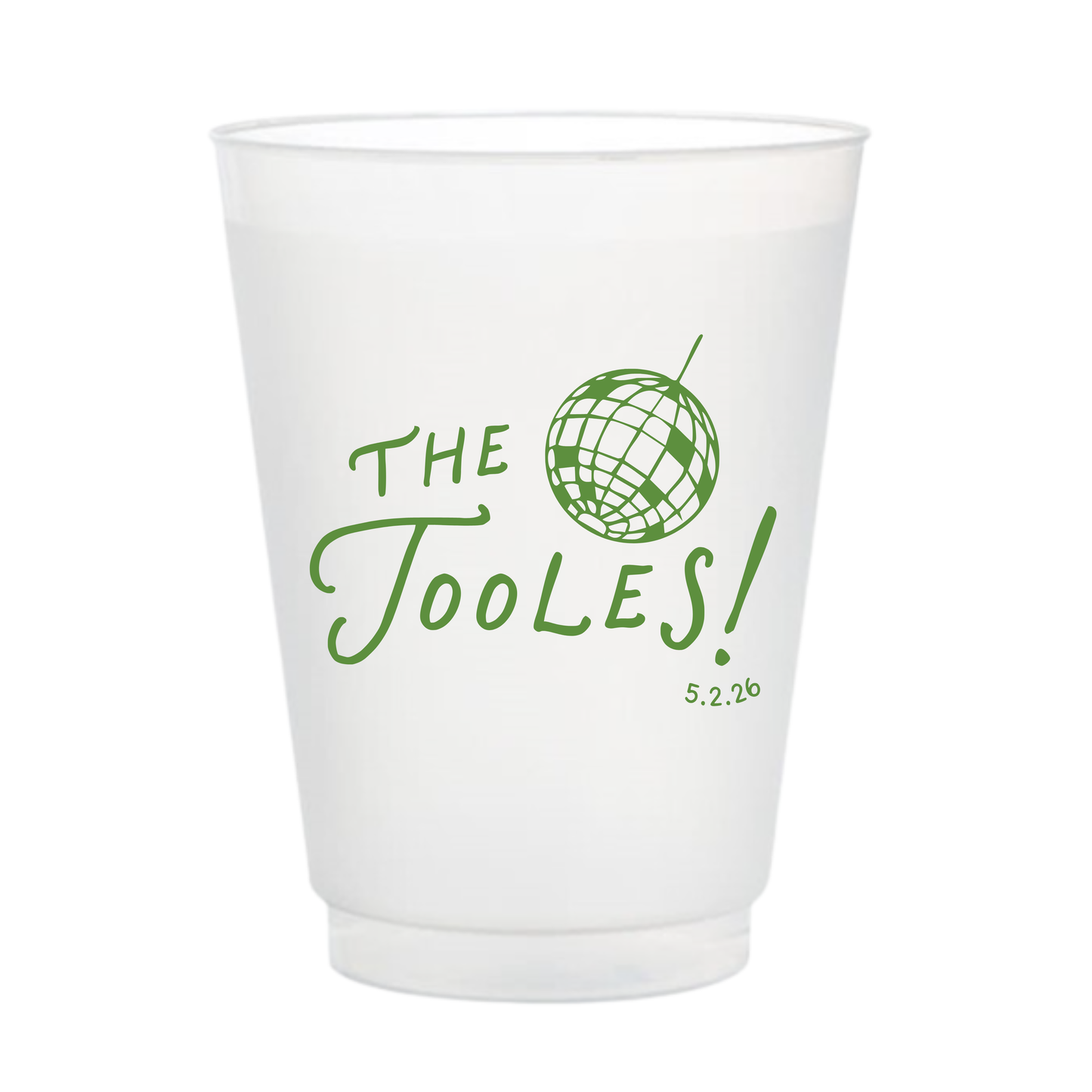 Funky Destination Frosted Cups