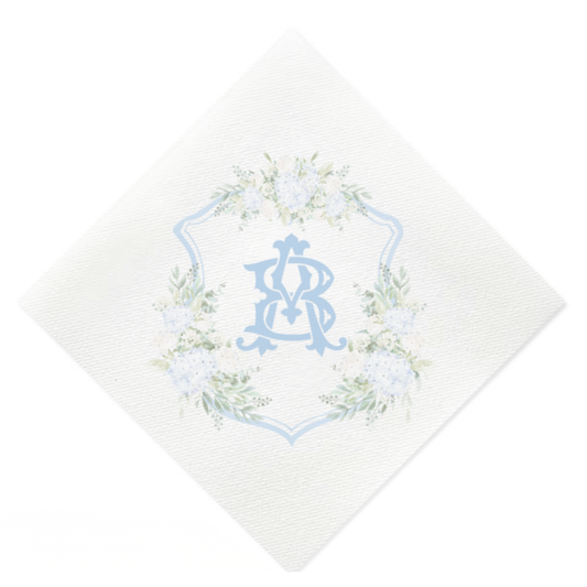 Full Color Print Linen-Like Cocktail Napkins