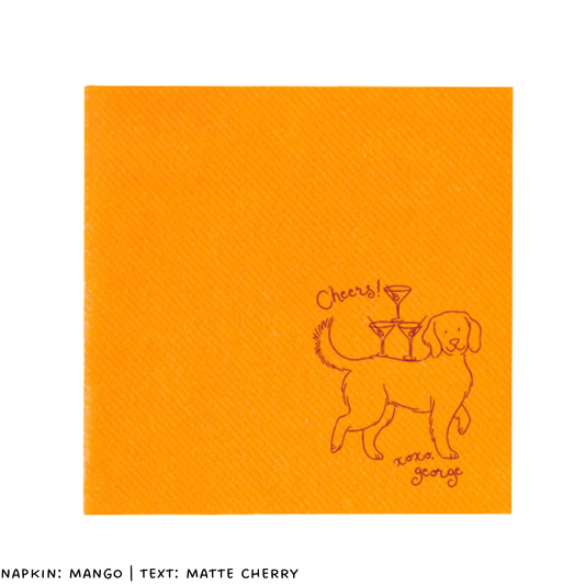 Cheers! Dog Cocktail Napkins