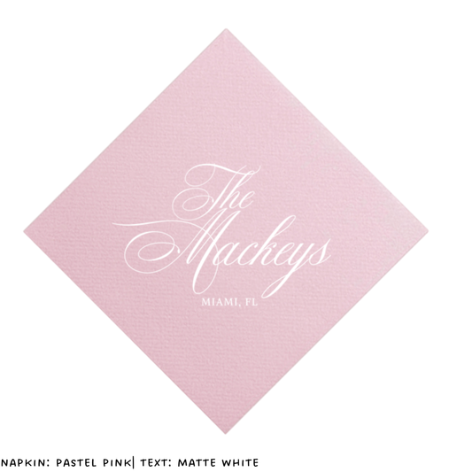 Fancy Name Cocktail Napkins