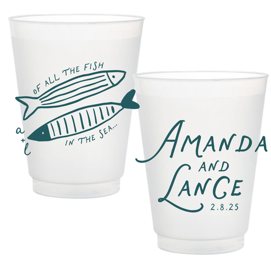 Fish In The Sea Frosted Cups